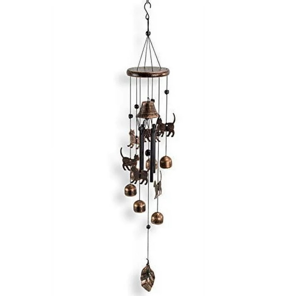 Dawhud direct 27” Cat Wind Chime - Picture 4 of 4
